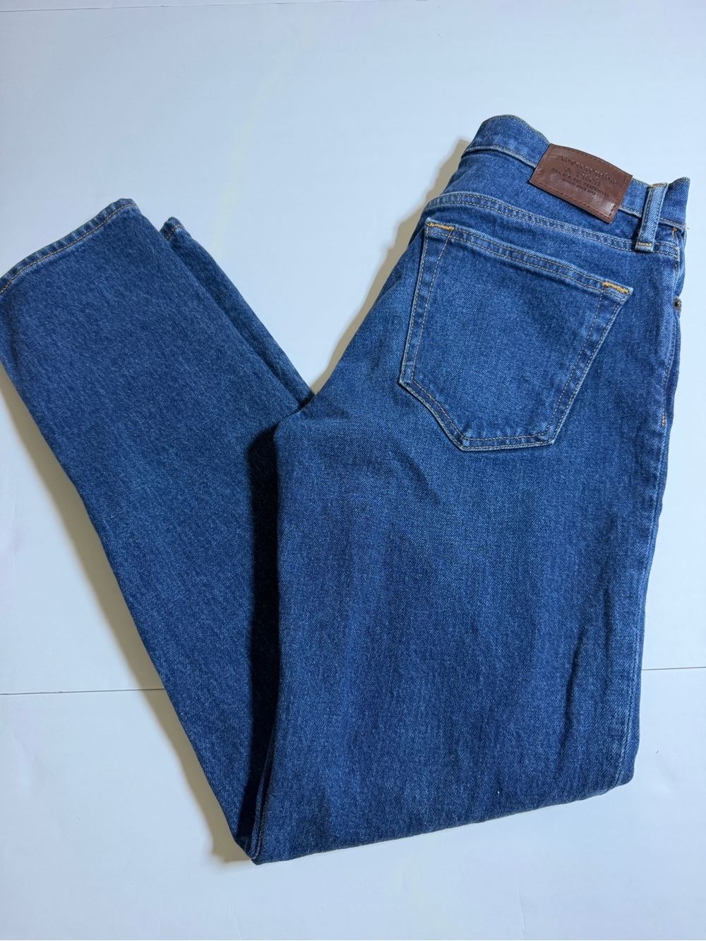 Abercrombie & Fitch Vintage 90’s Slim Blue Classic Straight Jeans 30x30
